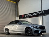 USED 2018 68 MERCEDES-BENZ C-CLASS 2.0 C200 AMG Line (Premium Plus) Cabriolet 2dr Petrol G-Tronic+ Euro 6 (s/s) (184 ps) FINANCE+DRIVE AWAY SAME SAY