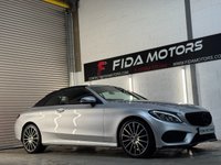 USED 2018 68 MERCEDES-BENZ C-CLASS 2.0 C200 AMG Line (Premium Plus) Cabriolet 2dr Petrol G-Tronic+ Euro 6 (s/s) (184 ps) FINANCE+DRIVE AWAY SAME SAY