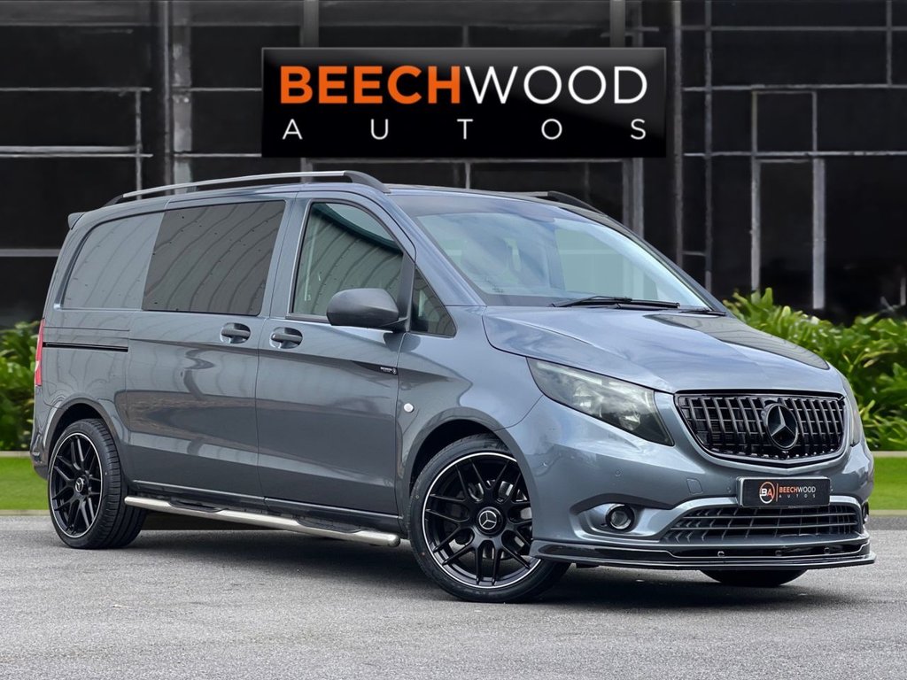 USED 2018 67 MERCEDES-BENZ VITO 2.1 119 CDI BlueTEC Sport Crew Van Double Cab 5dr Diesel G-Tronic+ RWD L1 Euro 6 (s/s) (190 ps) 