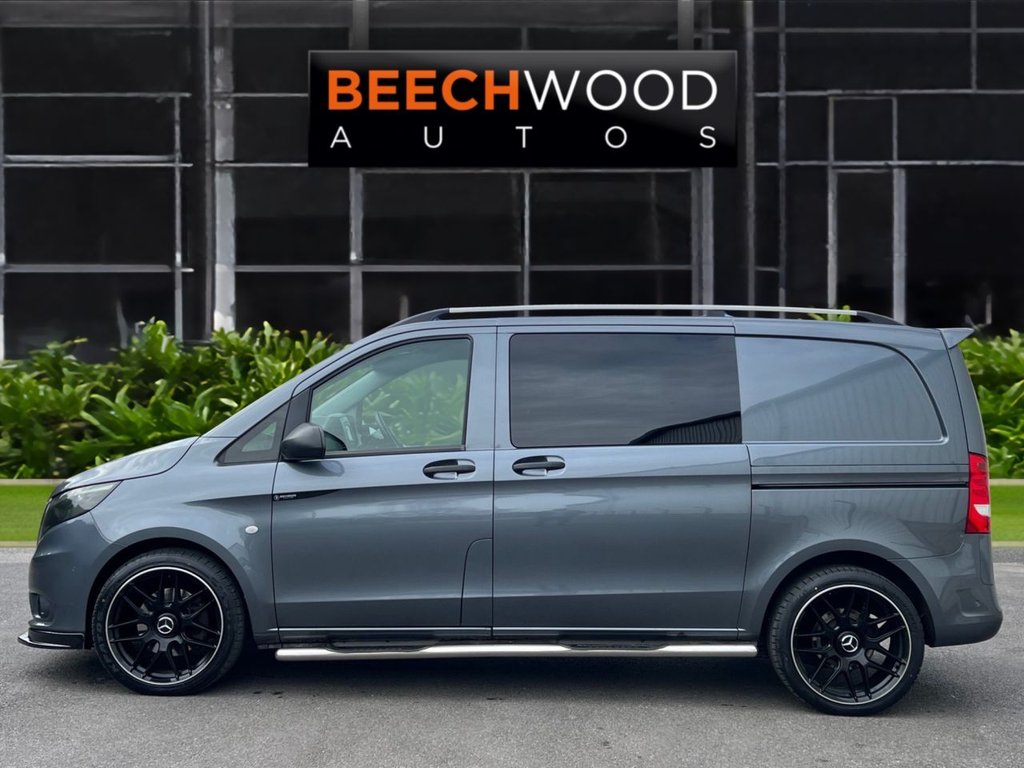 USED 2018 67 MERCEDES-BENZ VITO 2.1 119 CDI BlueTEC Sport Crew Van Double Cab 5dr Diesel G-Tronic+ RWD L1 Euro 6 (s/s) (190 ps) 