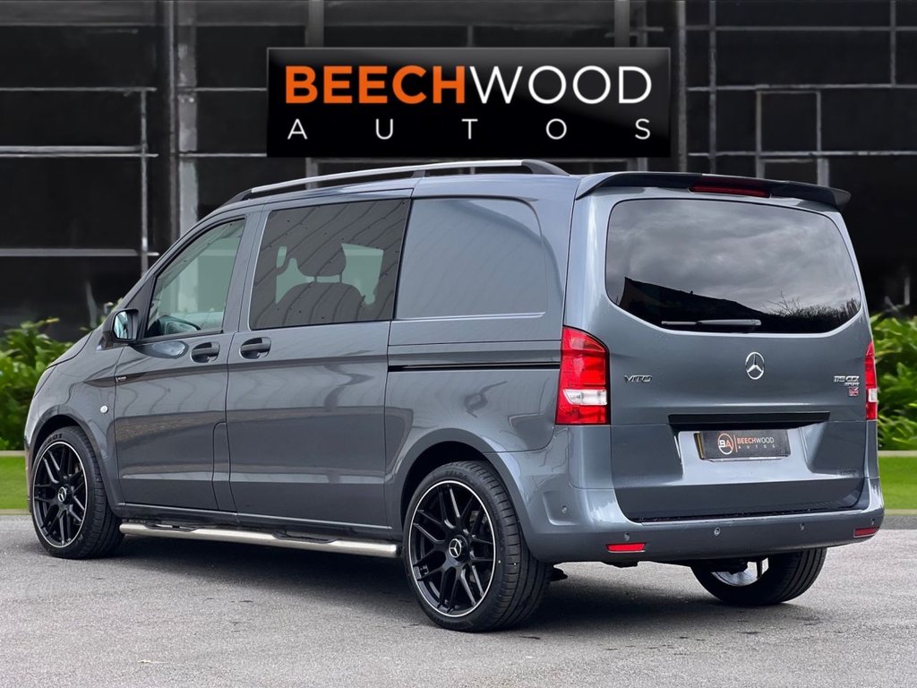 USED 2018 67 MERCEDES-BENZ VITO 2.1 119 CDI BlueTEC Sport Crew Van Double Cab 5dr Diesel G-Tronic+ RWD L1 Euro 6 (s/s) (190 ps) 