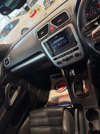 USED 2013 P VOLKSWAGEN SCIROCCO 2.0 TDI BlueMotion Tech R-Line Hatchback 3dr Diesel DSG Euro 5 (s/s) (Leather, Nav) (140 ps) R-LNE BODYKIT, 19 INCH UPGRADED ALLOYS, STITCHED R LINE SEATS, DARK TINTED WINDOWS, HEATED SEATS, APLE CARPLAY, MULTI FUCTIONING STEERING WHEEL, DUAL CLIMATE CONTROL, AIR CONDITIONING