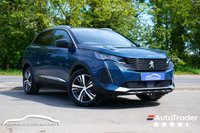 USED 2022 72 PEUGEOT 3008 1.2 PureTech Allure Premium + SUV 5dr Petrol Manual Euro 6 (s/s) (130 ps) CELEBES BLUE METALLIC PAINTWORK + REVERSE CAMERA + APPLE CARPLAY