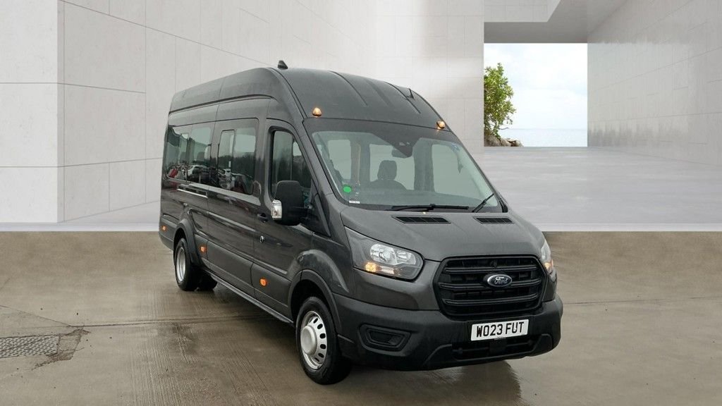 USED 2023 23 FORD TRANSIT 2.0 460 EcoBlue Leader Minibus Double Cab 5dr Diesel Auto RWD L4 H3 Euro 6 (s/s) (17 Seat, DRW) (165 ps) 