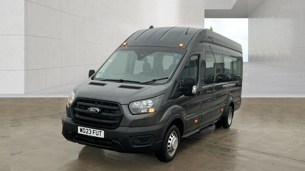 USED 2023 23 FORD TRANSIT 2.0 460 EcoBlue Leader Minibus Double Cab 5dr Diesel Auto RWD L4 H3 Euro 6 (s/s) (17 Seat, DRW) (165 ps) 