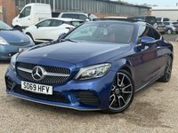 USED 2020 69 MERCEDES-BENZ C CLASS 2.0 C220d AMG Line (Premium Plus) G-Tronic+ Euro 6 (s/s) 2dr FULL HISTORY/TOP SPEC