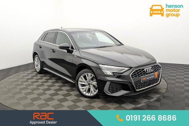 2022 22 AUDI A3 1.4 TFSIe 40 S line Sportback 5dr Petrol Plug-in Hybrid S Tronic Euro 6 (s/s) 13kWh (204 ps) Sat Nav, Car Play, Sensors