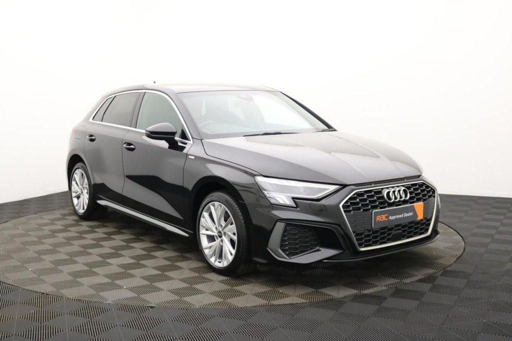 USED 2022 22 AUDI A3 1.4 TFSIe 40 S line Sportback 5dr Petrol Plug-in Hybrid S Tronic Euro 6 (s/s) 13kWh (204 ps) Sat Nav, Car Play, Sensors