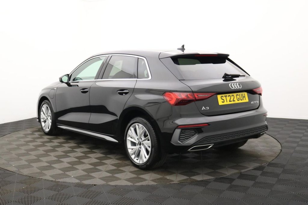 USED 2022 22 AUDI A3 1.4 TFSIe 40 S line Sportback 5dr Petrol Plug-in Hybrid S Tronic Euro 6 (s/s) 13kWh (204 ps) Sat Nav, Car Play, Sensors