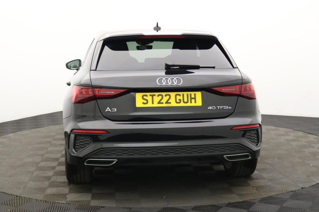 USED 2022 22 AUDI A3 1.4 TFSIe 40 S line Sportback 5dr Petrol Plug-in Hybrid S Tronic Euro 6 (s/s) 13kWh (204 ps) Sat Nav, Car Play, Sensors