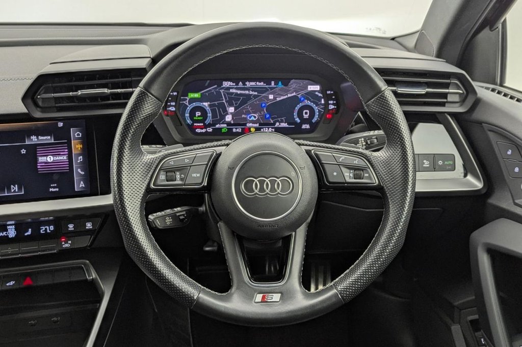 USED 2022 22 AUDI A3 1.4 TFSIe 40 S line Sportback 5dr Petrol Plug-in Hybrid S Tronic Euro 6 (s/s) 13kWh (204 ps) Sat Nav, Car Play, Sensors