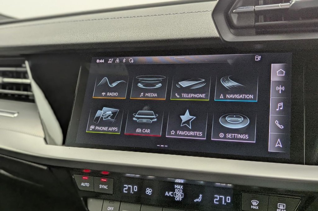 USED 2022 22 AUDI A3 1.4 TFSIe 40 S line Sportback 5dr Petrol Plug-in Hybrid S Tronic Euro 6 (s/s) 13kWh (204 ps) Sat Nav, Car Play, Sensors