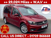 2017 VOLKSWAGEN CADDY MAXI LIFE 2.0 TDI BlueMotion Tech MPV 5dr Diesel Manual Euro 6 (s/s) (102 ps) ++ WHEELCHAIR ACCESS ++ &pound;13980.00