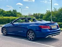 USED 2017 17 MERCEDES-BENZ E-CLASS 2.1 E220d AMG Line Edition (Premium) Cabriolet 2dr Diesel G-Tronic+ Euro 6 (s/s) (177 ps) REVERSE CAMERA