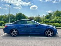 USED 2017 17 MERCEDES-BENZ E-CLASS 2.1 E220d AMG Line Edition (Premium) Cabriolet 2dr Diesel G-Tronic+ Euro 6 (s/s) (177 ps) REVERSE CAMERA