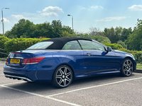 USED 2017 17 MERCEDES-BENZ E-CLASS 2.1 E220d AMG Line Edition (Premium) Cabriolet 2dr Diesel G-Tronic+ Euro 6 (s/s) (177 ps) REVERSE CAMERA