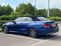 USED 2017 17 MERCEDES-BENZ E-CLASS 2.1 E220d AMG Line Edition (Premium) Cabriolet 2dr Diesel G-Tronic+ Euro 6 (s/s) (177 ps) REVERSE CAMERA