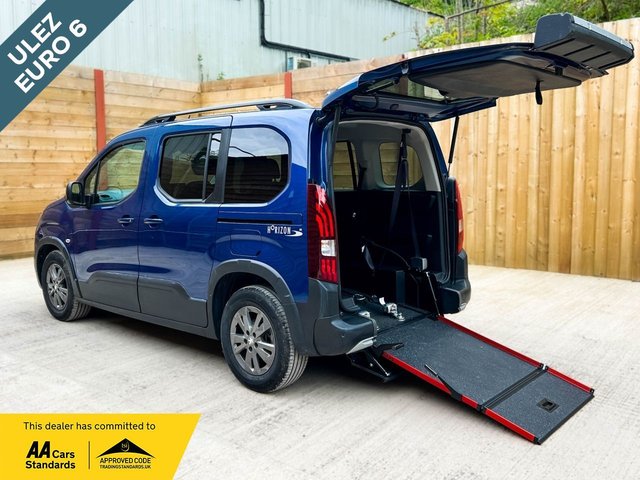 View our Peugeot Rifter 3 Seat Auto Wheelchair Accessible Disabled Access Vehicle WAV