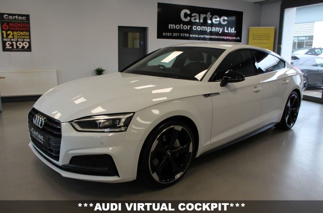 View our Audi A5 2.0 TDI 40 Black Edition Sportback 5dr Diesel S Tronic Euro 6 (s/s) (190 ps)