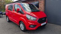 USED 2022 22 FORD TRANSIT CUSTOM 2.0 300 EcoBlue Limited Crew Van Double Cab 5dr Diesel Manual L1 H1 Euro 6 (s/s) (6 Seat) (170 ps) *** 170 BHP - 6 SEATS - SATELLTIE NAVIGATION - CRUISE CONTROL ***