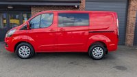 USED 2022 22 FORD TRANSIT CUSTOM 2.0 300 EcoBlue Limited Crew Van Double Cab 5dr Diesel Manual L1 H1 Euro 6 (s/s) (6 Seat) (170 ps) *** 170 BHP - 6 SEATS - SATELLTIE NAVIGATION - CRUISE CONTROL ***