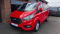 USED 2022 22 FORD TRANSIT CUSTOM 2.0 300 EcoBlue Limited Crew Van Double Cab 5dr Diesel Manual L1 H1 Euro 6 (s/s) (6 Seat) (170 ps) *** 170 BHP - 6 SEATS - SATELLTIE NAVIGATION - CRUISE CONTROL ***