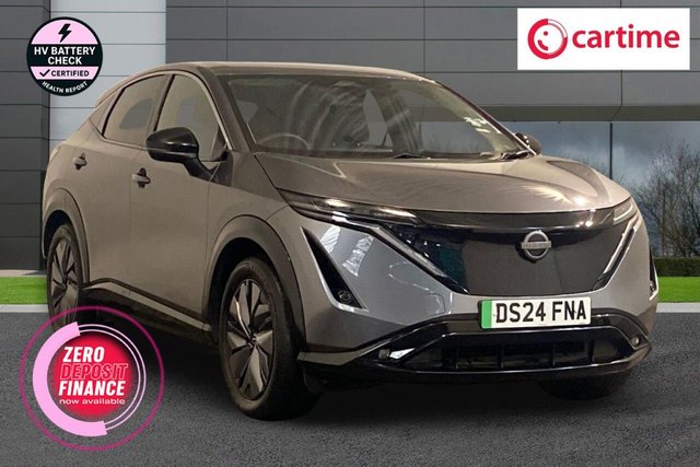 View our Nissan Ariya 63kWh Advance SUV 5dr Electric Auto 7.4kW Charger (217 ps) Front / Rear Parking Sensors, Comfort Pack, Design Pack, ProPILOT Assist Pack, 19in Alloys