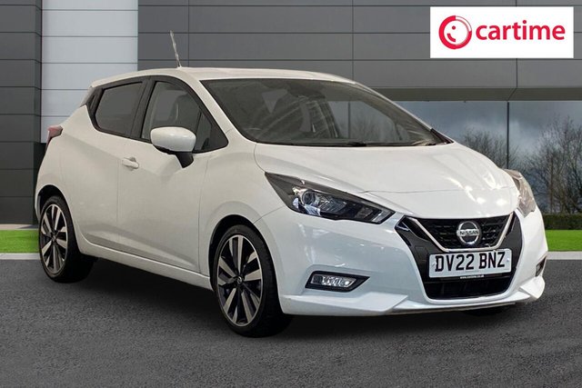 View our Nissan Micra 1.0 IG-T Tekna Hatchback 5dr Petrol XTRON Euro 6 (s/s) (92 ps) Rear Parking Camera, Rear Parking Sensors, BOSE Personal Audio Pack, Touchscreen Navigation, 17In Alloys