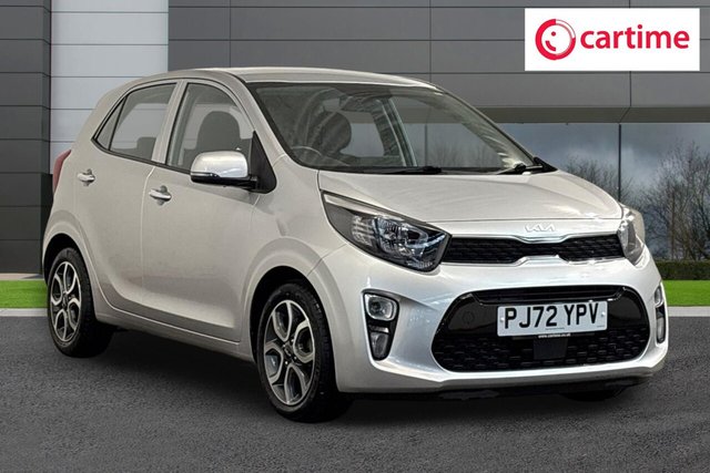 View our Kia Picanto 1.0 DPi 3 Hatchback 5dr Petrol Manual Euro 6 (s/s) (66 bhp) Reverse Camera, Rear Parking Sensors, Android Auto / Apple CarPlay, Advanced Driving Assistance, Touchscreen Satellite Navigation