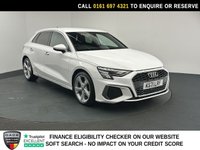 USED 2022 71 AUDI A3 1.0 TFSI 30 S line Sportback 5dr Petrol Manual Euro 6 (s/s) (110 ps) FULL MAIN DEALER HISTORY + 1 OWNER FROM NEW +
