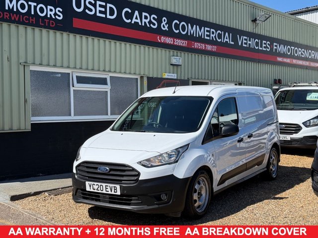 2020 FORD TRANSIT CONNECT Panel Van for sale in Norwich, Norfolk, — Diesel, 64,376 miles, Used