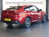 USED 2019 19 BMW X4 2.0 20d M Sport SUV 5dr Diesel Auto xDrive Euro 6 (s/s) (190 ps) HIGH SPECIFICATION, HIGH PEDIGREE 4 WHEEL DRIVE BMW + COMES WITH A FULL SERVICE HISTORY + PROFESSIONAL SATELLITE NAVIGATION + REAR VIEW CAMERA + HARMAN KARDON SOUND SYSTEM + FRONT AND REAR PARKING SENSORS + 20 INCH ALLOY WHEELS + ENHANCED BLUETOOTH PHONE AND MEDIA CONNECTIVITY + AUTOMATIC LED HEADLIGHTS + IN CAR ENTERTAINMENT WITH MEDIA DISPLAY + CRUISE CONTROL + PRIVACY GLASS + SELECTABLE DRIVING MODES + ECO STOP/START SYSTEM + LEATHER MULTIFUNCTIONAL STEERING WHEEL