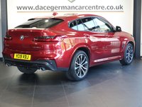 USED 2019 19 BMW X4 2.0 20d M Sport SUV 5dr Diesel Auto xDrive Euro 6 (s/s) (190 ps) HIGH SPECIFICATION, HIGH PEDIGREE 4 WHEEL DRIVE BMW + COMES WITH A FULL SERVICE HISTORY + PROFESSIONAL SATELLITE NAVIGATION + REAR VIEW CAMERA + HARMAN KARDON SOUND SYSTEM + FRONT AND REAR PARKING SENSORS + 20 INCH ALLOY WHEELS + ENHANCED BLUETOOTH PHONE AND MEDIA CONNECTIVITY + AUTOMATIC LED HEADLIGHTS + IN CAR ENTERTAINMENT WITH MEDIA DISPLAY + CRUISE CONTROL + PRIVACY GLASS + SELECTABLE DRIVING MODES + ECO STOP/START SYSTEM + LEATHER MULTIFUNCTIONAL STEERING WHEEL