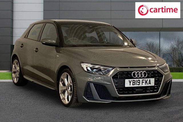 View our Audi A1 1.0 TFSI 30 S line Sportback 5dr Petrol S Tronic Euro 6 (s/s) (116 ps) Rear Parking Sensors, Audi Smartphone Interface, Comfort And Sound Package, Luggage Compartment Pack, 18In Alloys