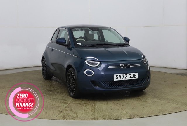 2022 500e 42kwh la prima hatchback 3dr electric auto (118 ps) panoramic sunroof, rear parking sensors, android auto / apple carplay,... photo