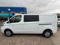 USED 2022 22 FORD TRANSIT CUSTOM 2.0 320 EcoBlue Limited Crew Van Double Cab 5dr Diesel Manual L2 H1 Euro 6 (s/s) (6 Seat) (130 ps) 