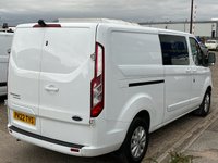 USED 2022 22 FORD TRANSIT CUSTOM 2.0 320 EcoBlue Limited Crew Van Double Cab 5dr Diesel Manual L2 H1 Euro 6 (s/s) (6 Seat) (130 ps) 