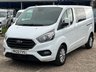USED 2022 22 FORD TRANSIT CUSTOM 2.0 320 EcoBlue Limited Crew Van Double Cab 5dr Diesel Manual L2 H1 Euro 6 (s/s) (6 Seat) (130 ps) 
