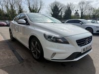 USED 2015 15 VOLVO V40 2.0 D4 R-Design Lux Nav Hatchback 5dr Diesel Manual Euro 6 (s/s) (190 ps) NAV~BLUETOOTH~CRUISE~DAB~PARK SENS