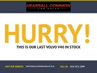 USED 2015 15 VOLVO V40 2.0 D4 R-Design Lux Nav Hatchback 5dr Diesel Manual Euro 6 (s/s) (190 ps) NAV~BLUETOOTH~CRUISE~DAB~PARK SENS