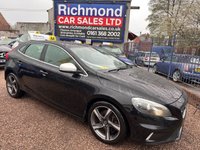 USED 2016 65 VOLVO V40 2.0 D4 R-Design Lux Nav Hatchback 5dr Diesel Manual Euro 6 (s/s) (190 ps) LEATHER, SAT NAV, ALLOYS, RECENT CAMBELT, F.S.H