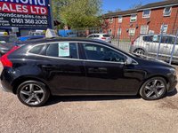 USED 2016 65 VOLVO V40 2.0 D4 R-Design Lux Nav Hatchback 5dr Diesel Manual Euro 6 (s/s) (190 ps) LEATHER, SAT NAV, ALLOYS, RECENT CAMBELT, F.S.H