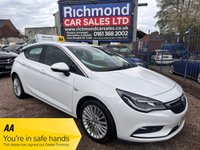 USED 2016 66 VAUXHALL ASTRA 1.4i Turbo Elite Nav Hatchback 5dr Petrol Manual Euro 6 (150 ps) LEATHER, AIRCON, GREAT VALUE FAMILY CAR, SAT NAV,