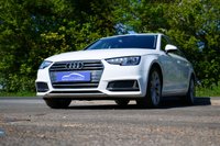 USED 2019 19 AUDI A4 2.0 TFSI 35 Sport Saloon 4dr Petrol Manual Euro 6 (s/s) (150 ps) IBIS WHITE PAINTWORK + APPLE CARPLAY + HEATED SEATS + NAV