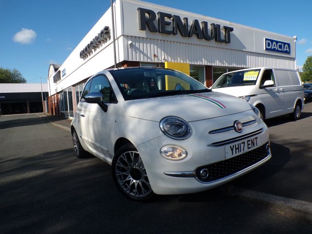 2017 17 FIAT 500 1.2 Lounge Hatchback 3dr Petrol Manual Euro 6 (s/s) (69 bhp) FREE CREDIT CHECK / APPLY FOR FINANCE ON OUR SITE