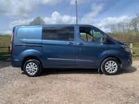 USED 2020 20 FORD TRANSIT CUSTOM 130BHP SWB LIMITED FACTORY 5 SEAT CREW CAB VAN **WETBELT DONE WITH SALE**NO VAT** 