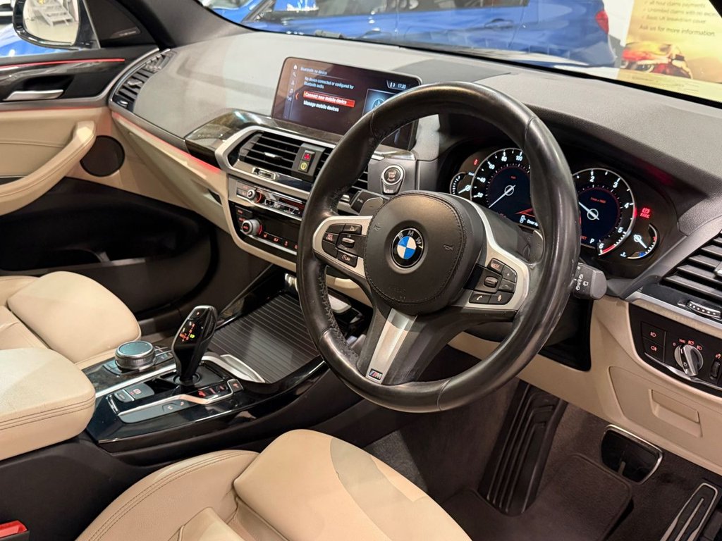 USED 2019 68 BMW X3 2.0 20d M Sport SUV 5dr Diesel Auto xDrive Euro 6 (s/s) (190 ps) 
