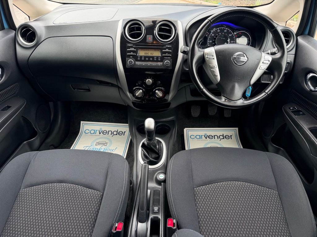 USED 2016 16 NISSAN NOTE 1.2 Acenta Hatchback 5dr Petrol Manual Euro 6 (s/s) (80 ps) 3 Owner|7 Services|&pound;20RoadTax|Cruise|
