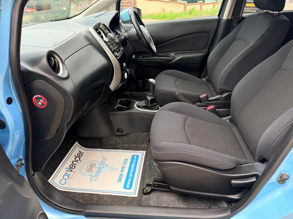 USED 2016 16 NISSAN NOTE 1.2 Acenta Hatchback 5dr Petrol Manual Euro 6 (s/s) (80 ps) 3 Owner|7 Services|&pound;20RoadTax|Cruise|