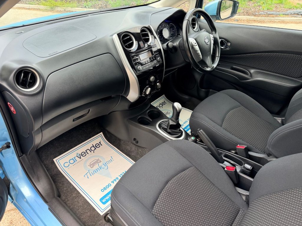 USED 2016 16 NISSAN NOTE 1.2 Acenta Hatchback 5dr Petrol Manual Euro 6 (s/s) (80 ps) 3 Owner|7 Services|&pound;20RoadTax|Cruise|